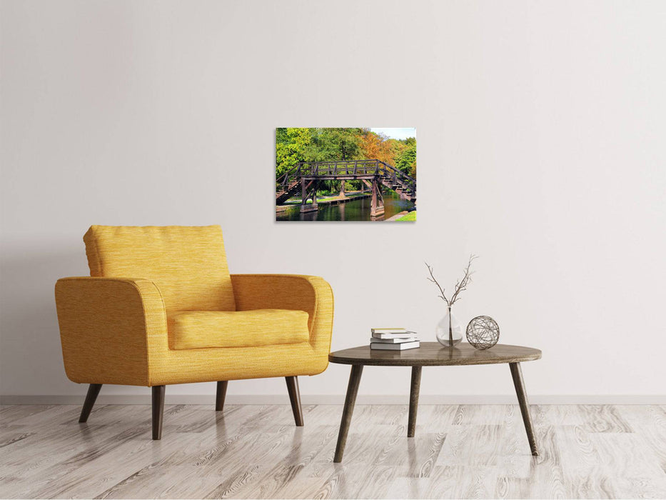 Tableaux sur toile Vieux pont en bois