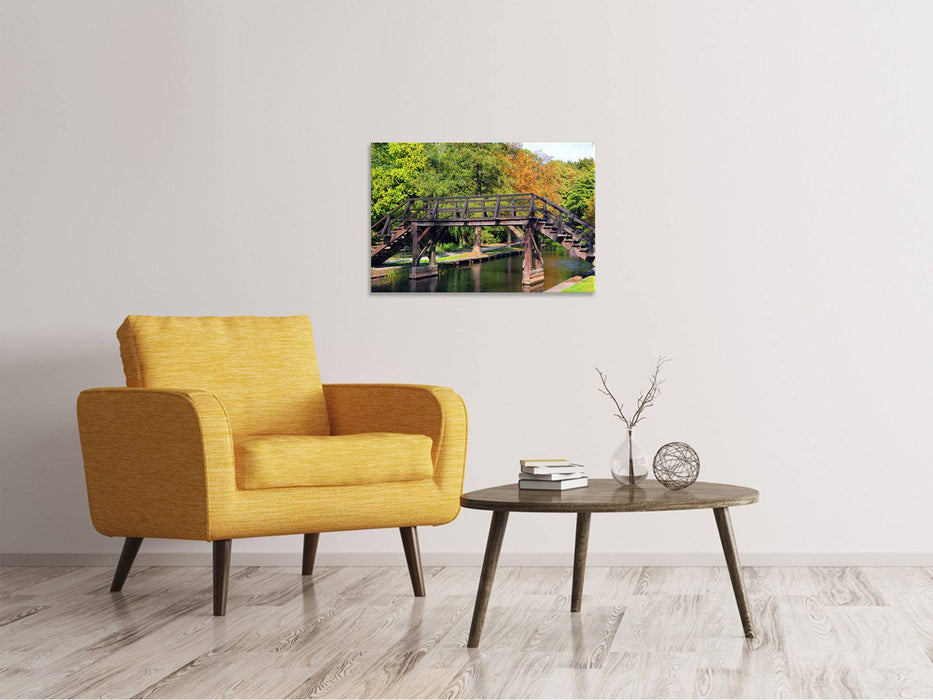 Tableaux sur toile Vieux pont en bois