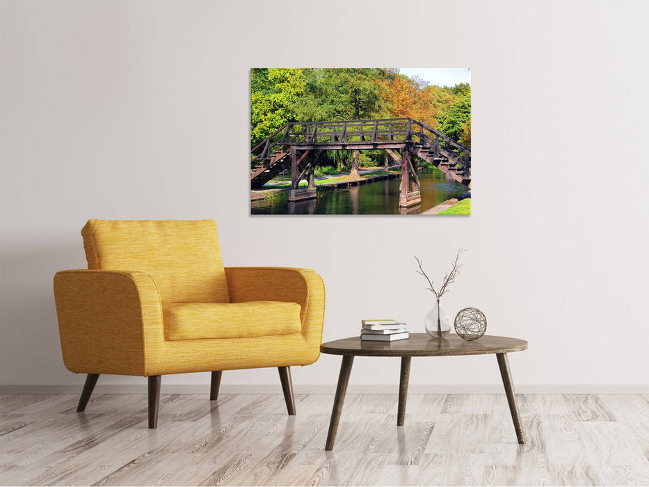 Tableaux sur toile Vieux pont en bois