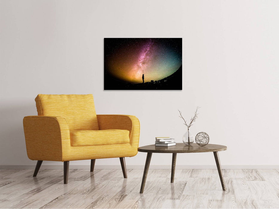 Canvas print At the Milky Way