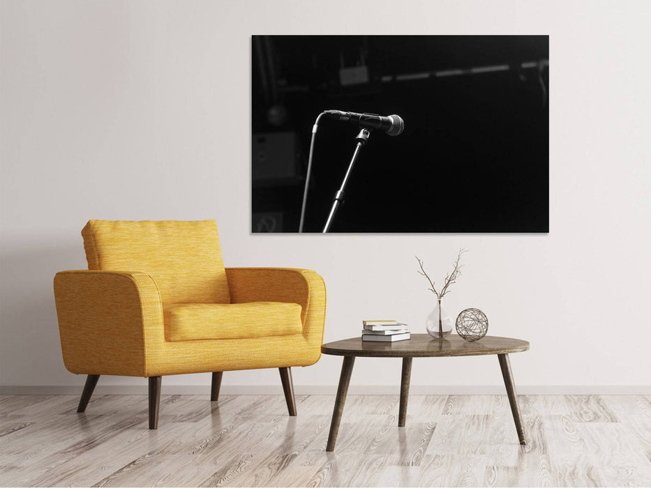 Canvas print On stage