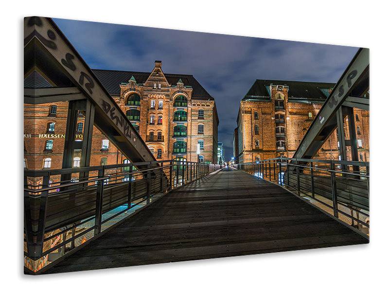 Canvas print On the long bridge