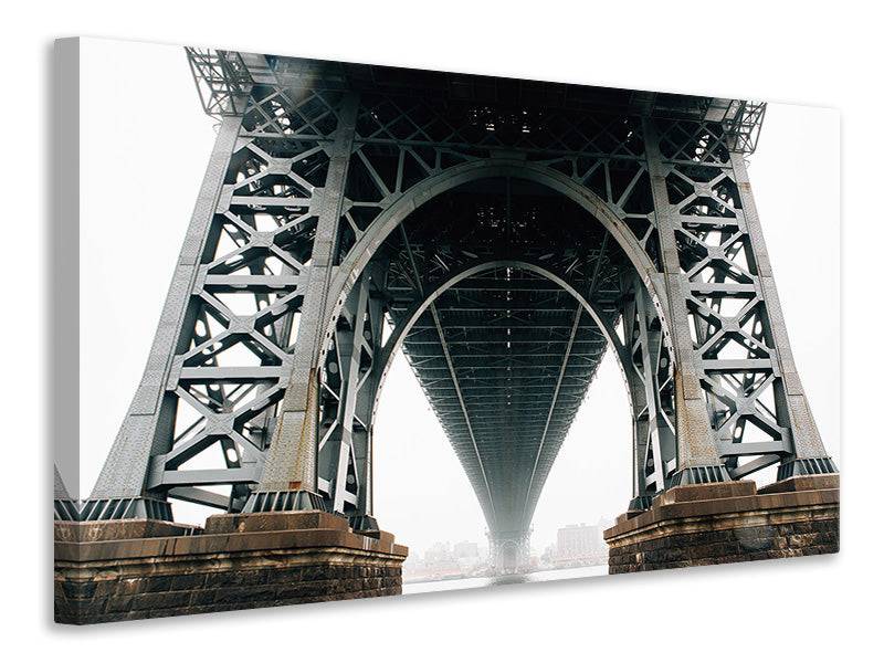 Tableaux sur toile Pont dans le brouillard