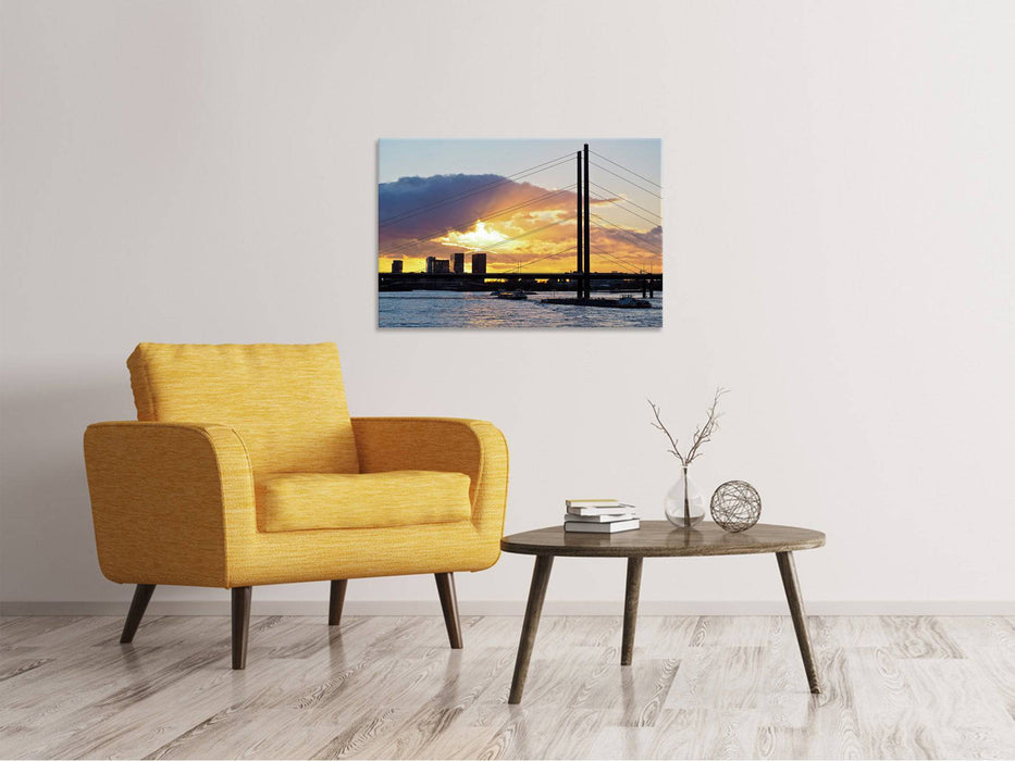 Tableaux sur toile Le pont du Rhin