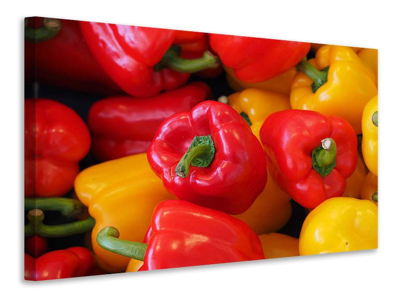 Canvas print Fresh sweet peppers