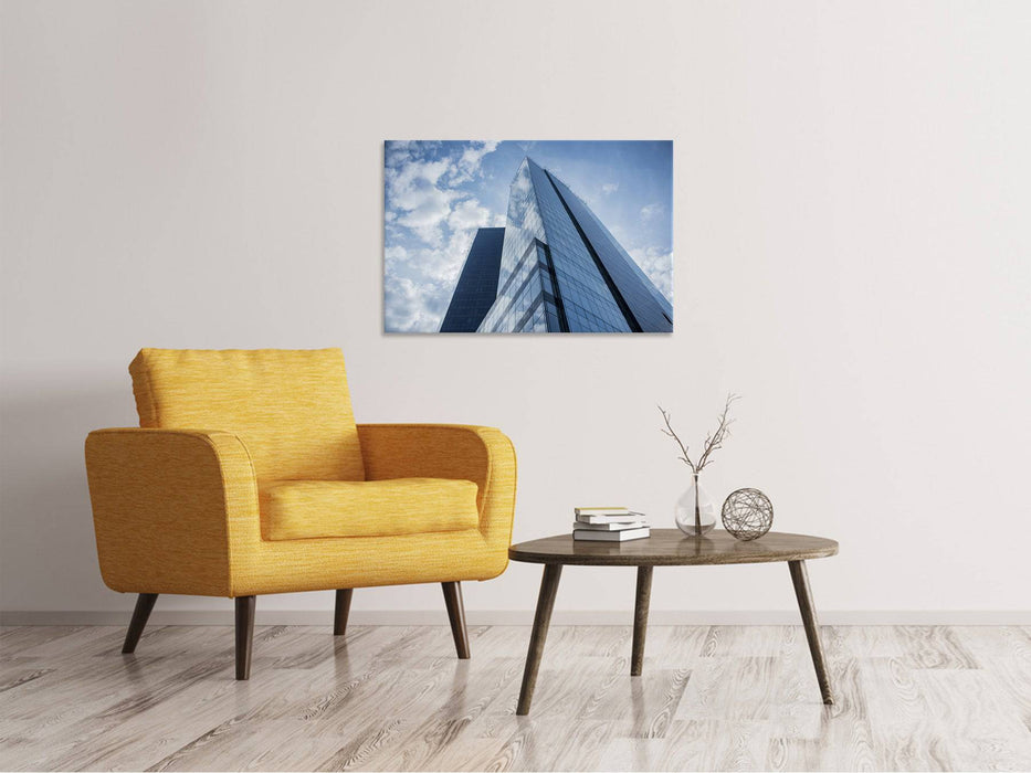 Canvas print Glass building