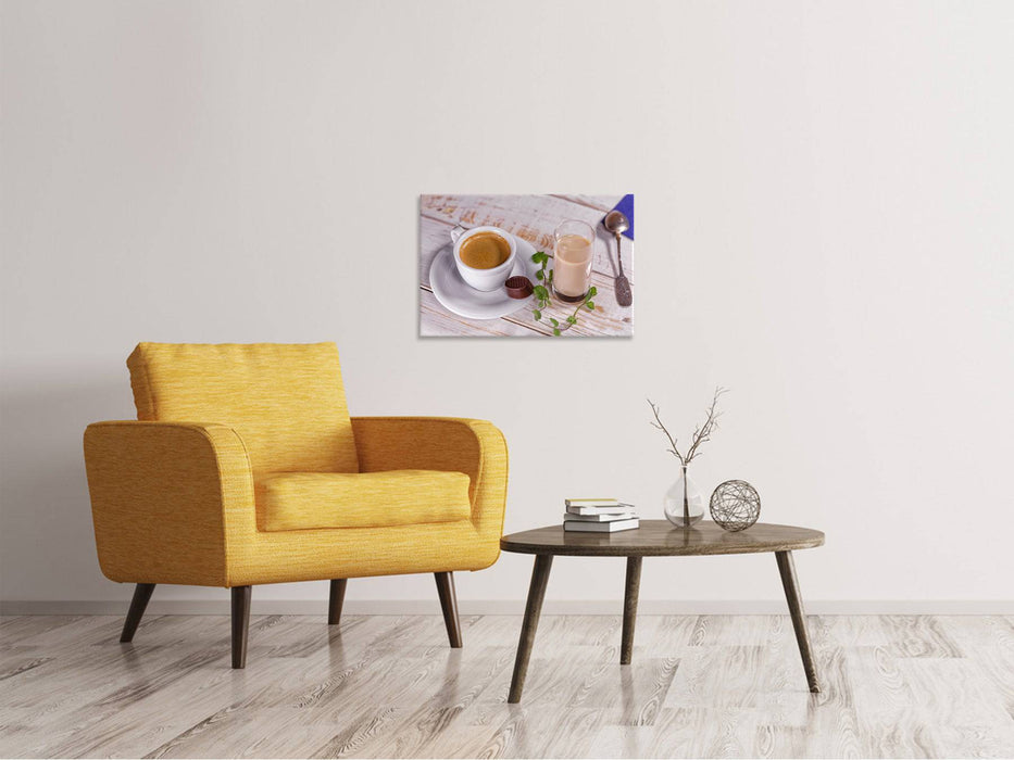 Canvas print Favorite drink coffee