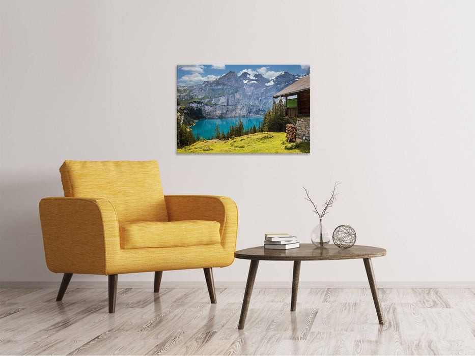 Canvas print My mountain hut