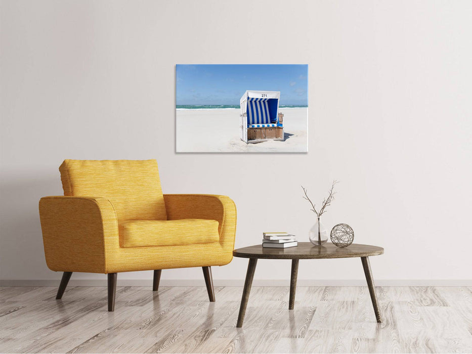 Canvas picture beach chair 271