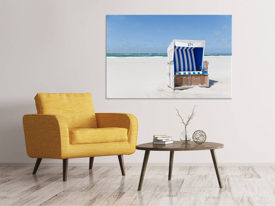 Canvas picture beach chair 271