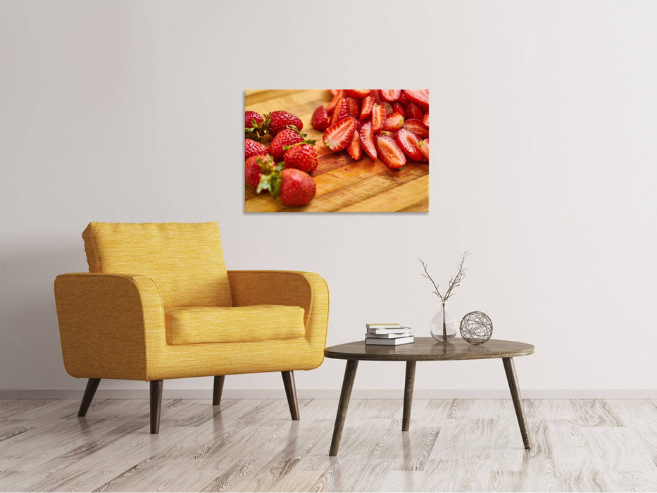 Canvas print Sweet strawberries