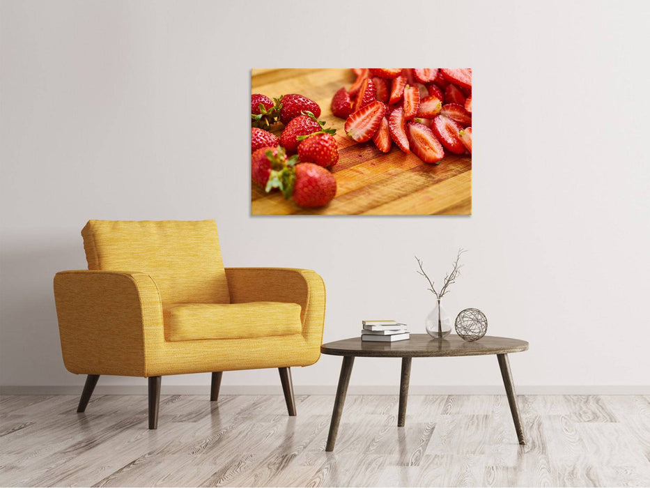 Canvas print Sweet strawberries