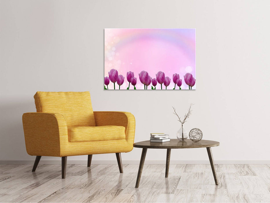 Tableaux sur toile Tulipes douces