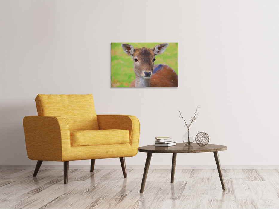 Tableaux sur toile Cerf mignon