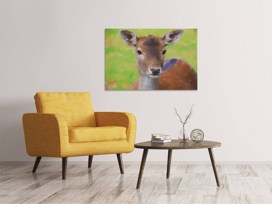 Tableaux sur toile Cerf mignon