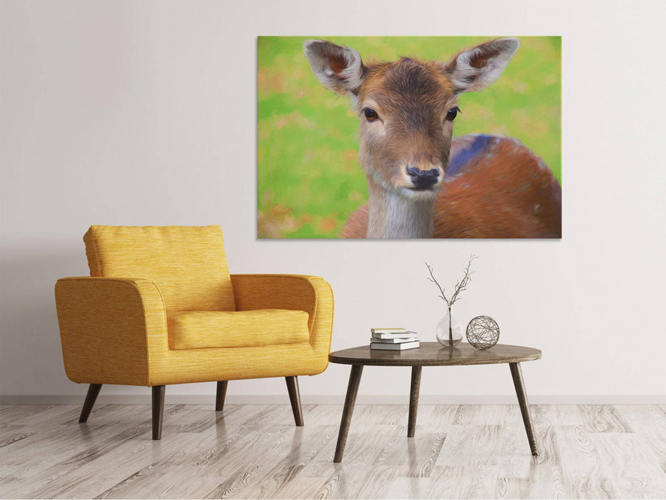 Tableaux sur toile Cerf mignon