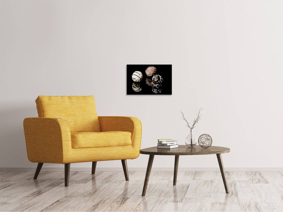 Canvas print Truffle chocolates