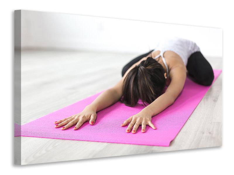 Canvas print Yoga exercise