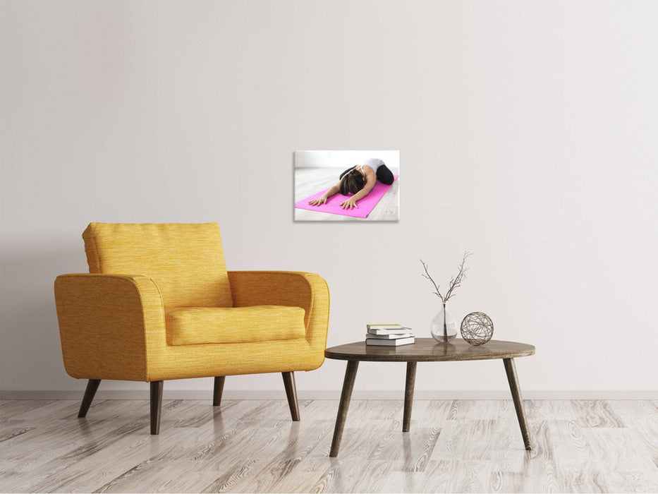 Canvas print Yoga exercise