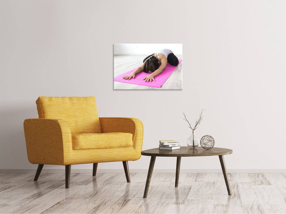 Canvas print Yoga exercise