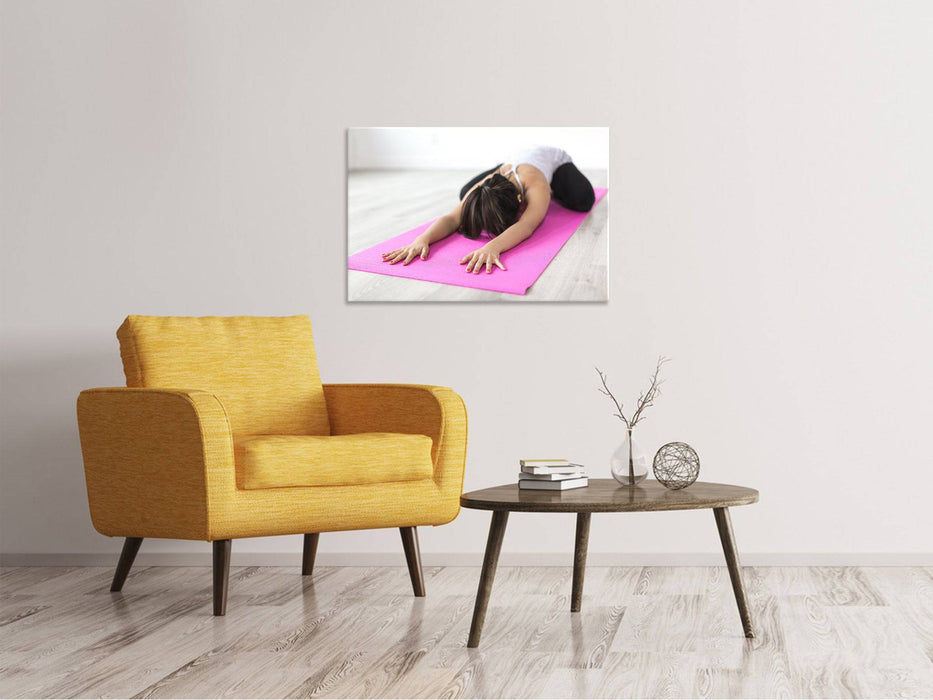 Canvas print Yoga exercise