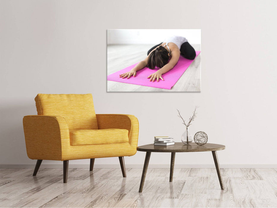 Canvas print Yoga exercise