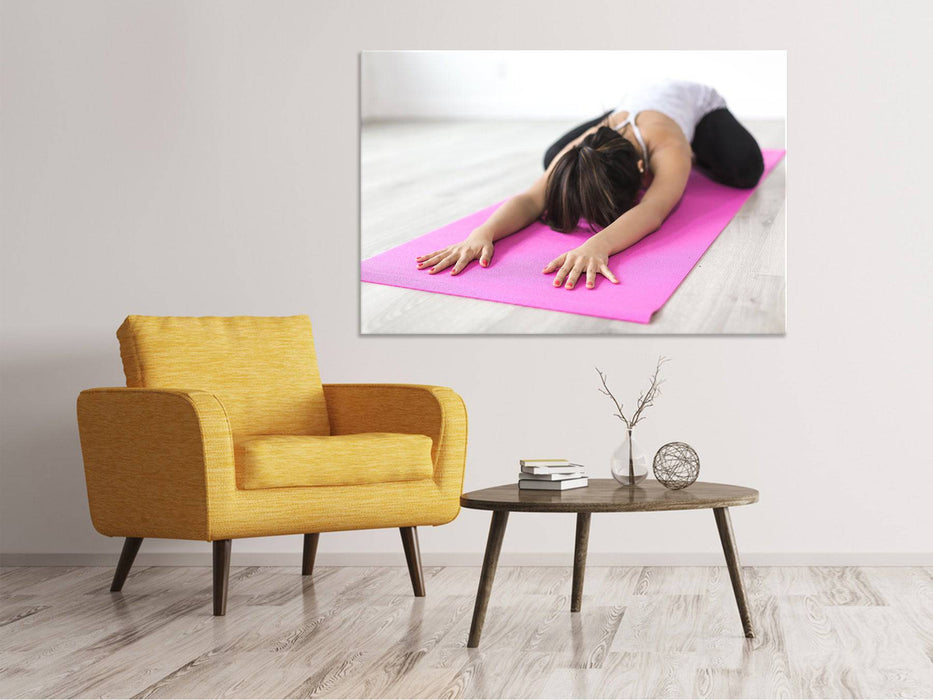 Canvas print Yoga exercise