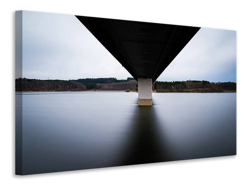 Tableau sur toile Au long pont