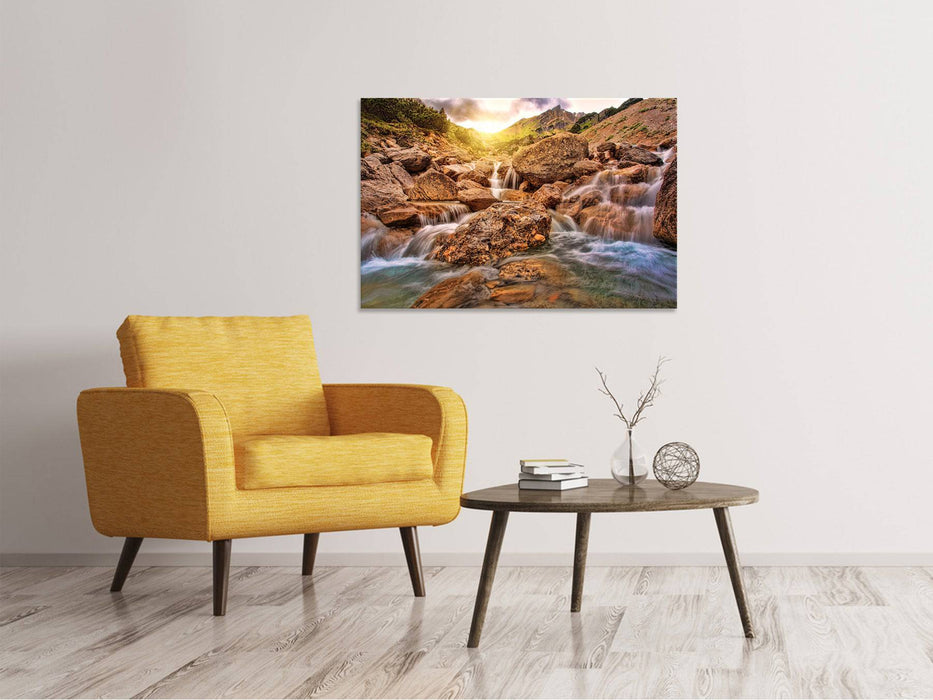 Canvas print Mountain waters