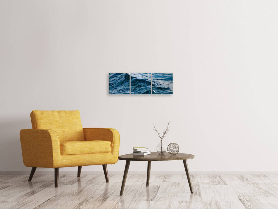 Tableau sur toile panoramique en 3 parties La Mer XL