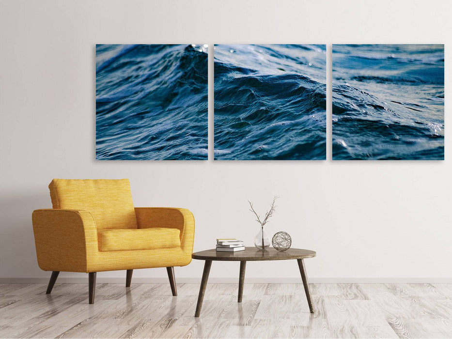 Tableau sur toile panoramique en 3 parties La Mer XL