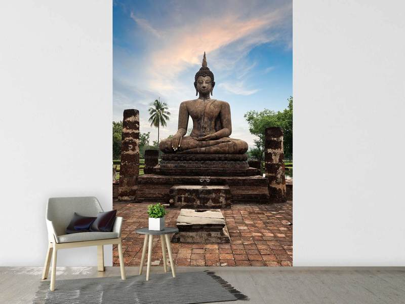 Wall Mural Buddha statue