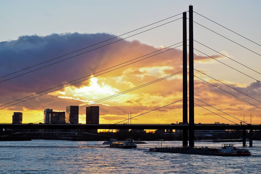 Fototapete Die Rheinbrücke - Tag2 by Suzenna