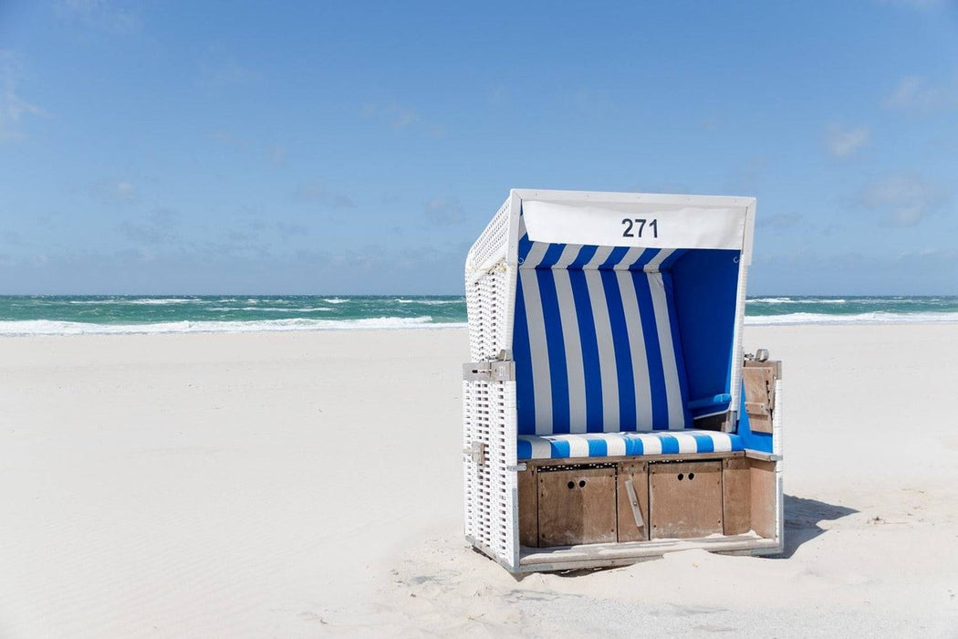 Photo wallpaper beach chair 271