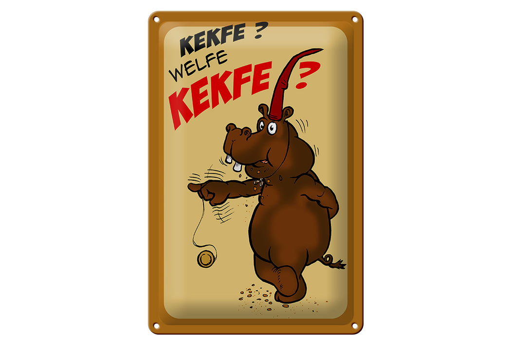 Blechschild Kekse 20x30cm Kekfe Welfe Kekfe Metall Deko Schild