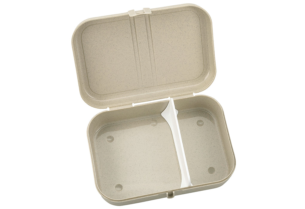 KOZIOL Lunchbox mit Trennsteg Pascal L nature desert sand