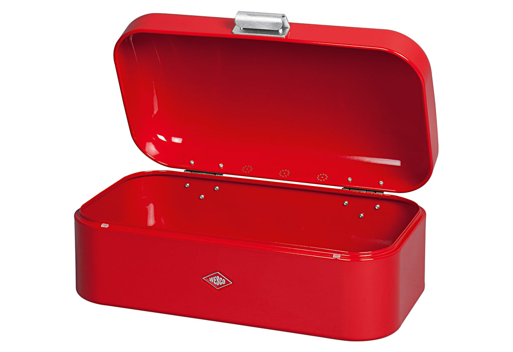 WESCO Brotkasten Breadbox Grandy 42x23x17cm rot