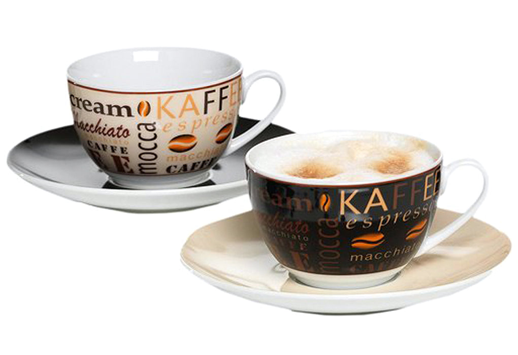 RITZENHOFF & BREKER Cappuccinotasse Havana mit Untertasse 200ml 2er Set