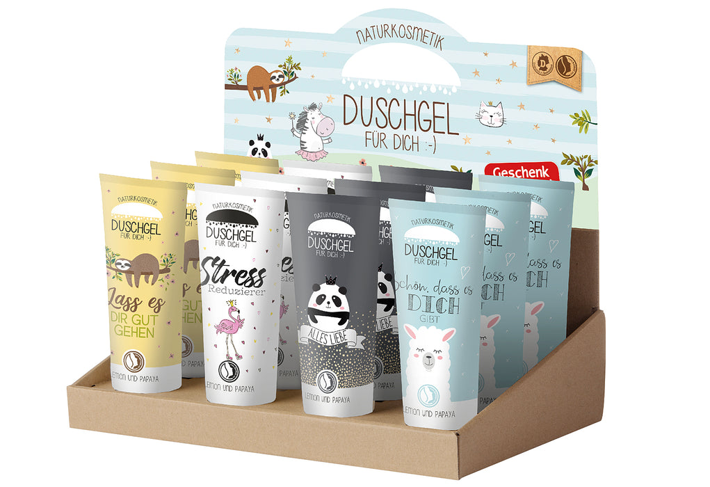 LA VIDA Display Duschgel Zoo 200ml 12Stück