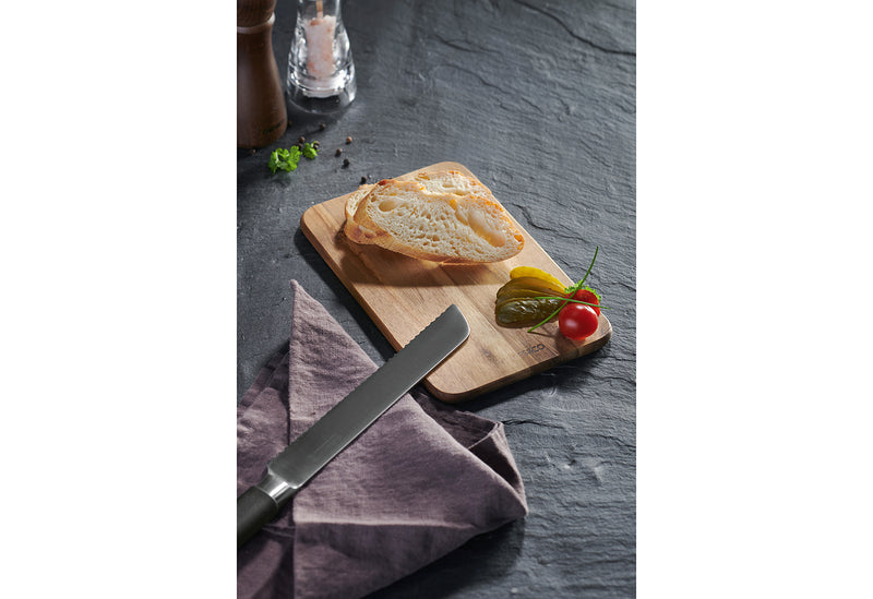 CHEFS&CO Frühstücksbrettchen Akazienholz 23x15x1cm 3er Set