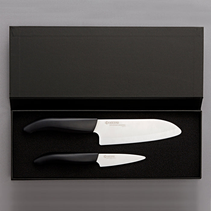 Kyocera Geschenkset inklusive Santoku- und Schälmesser