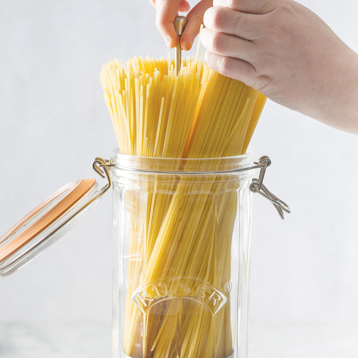 Optimales  Vorratsglas für die Aufbewahrung von Spaghetti