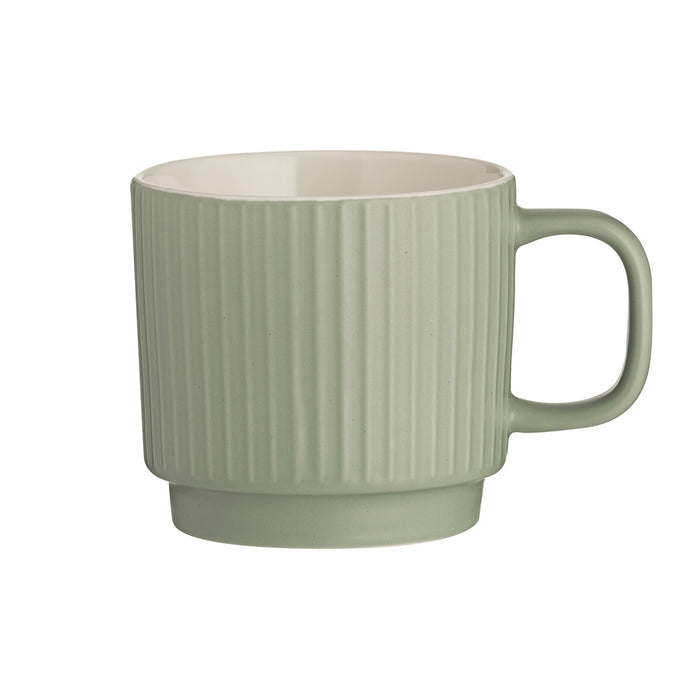 EMBOSSED cup, light green, 350 ml