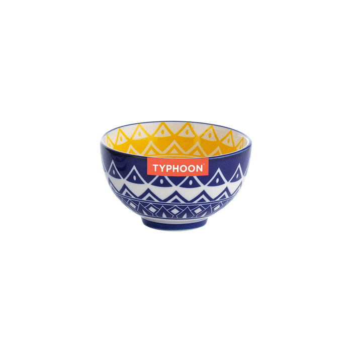 Formschöne Schale mit kunstvollem, fabrigem Mandaladesign. Ideal für Bowls, Snacks, Dips, Tapas, Salaten und vielem mehr.