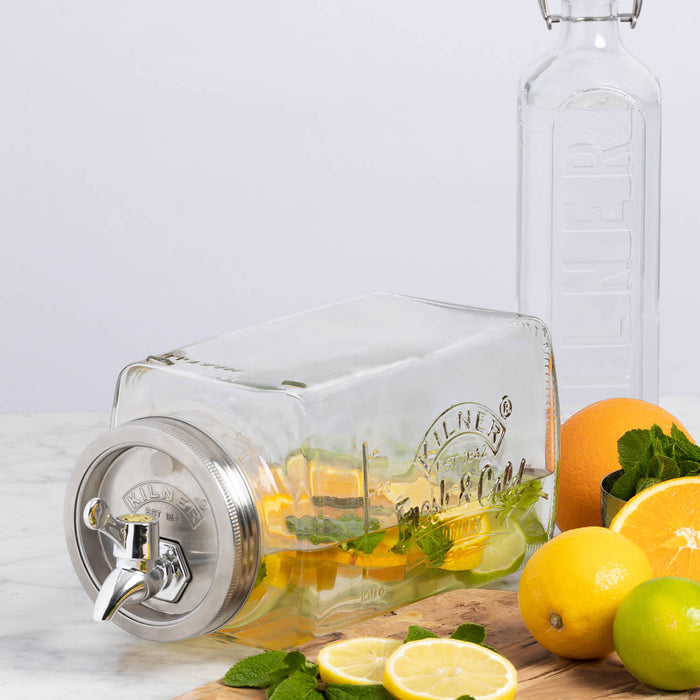 KILNER Getränkespender aus Glas 3l 32,7x14x18cm transparent