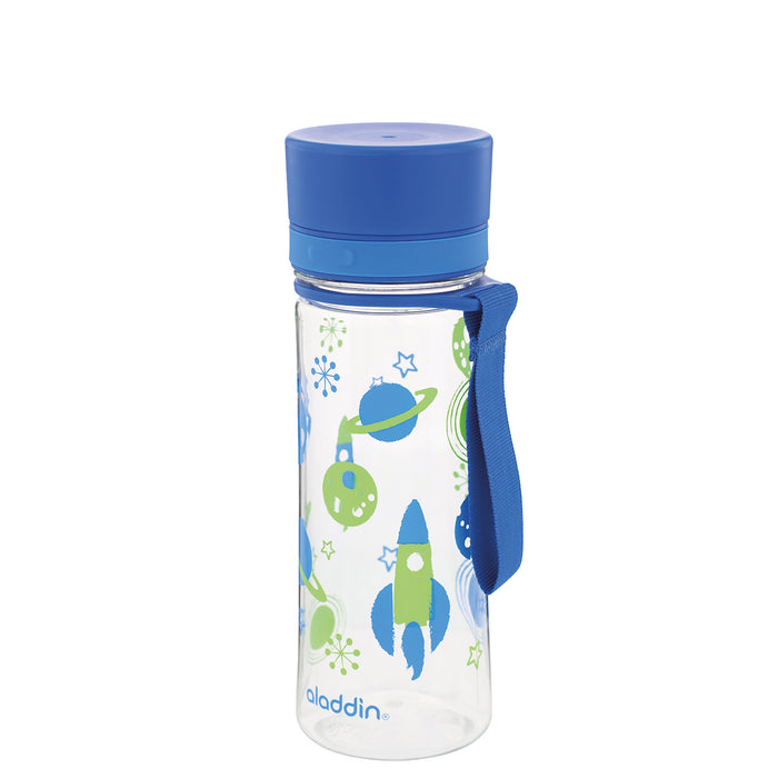 Aveo KIDS Wasserflasche, 0.35L, Blau mit Grafik