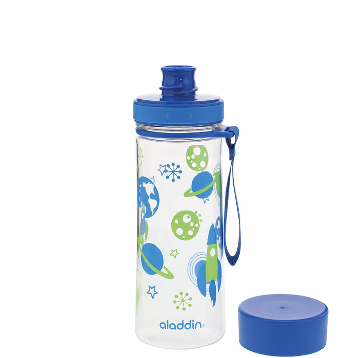 Aveo KIDS Wasserflasche, 0.35L, Blau mit Grafik