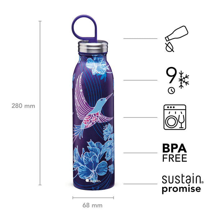 Stylische aladdin Chilled Isolierflasche mit exclusivem Naito Design.