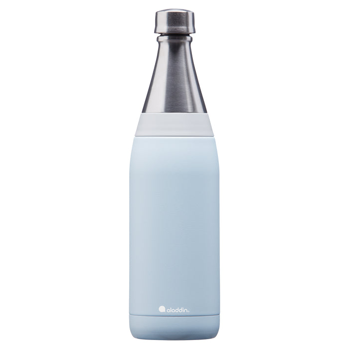 Einfach genial - die wahre Wasserflasche aus Edelstahl - stylisch, griffig, isolierend, plastikfrei, auslaufsicher und für kohlensäurehaltige Getränke geeignet.