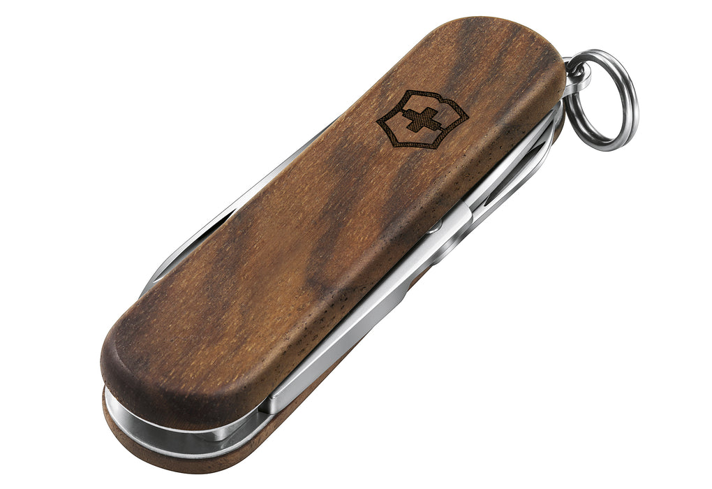 VICTORINOX Taschenmesser Classic SD Wood 58mm Nußbaumholz Blister